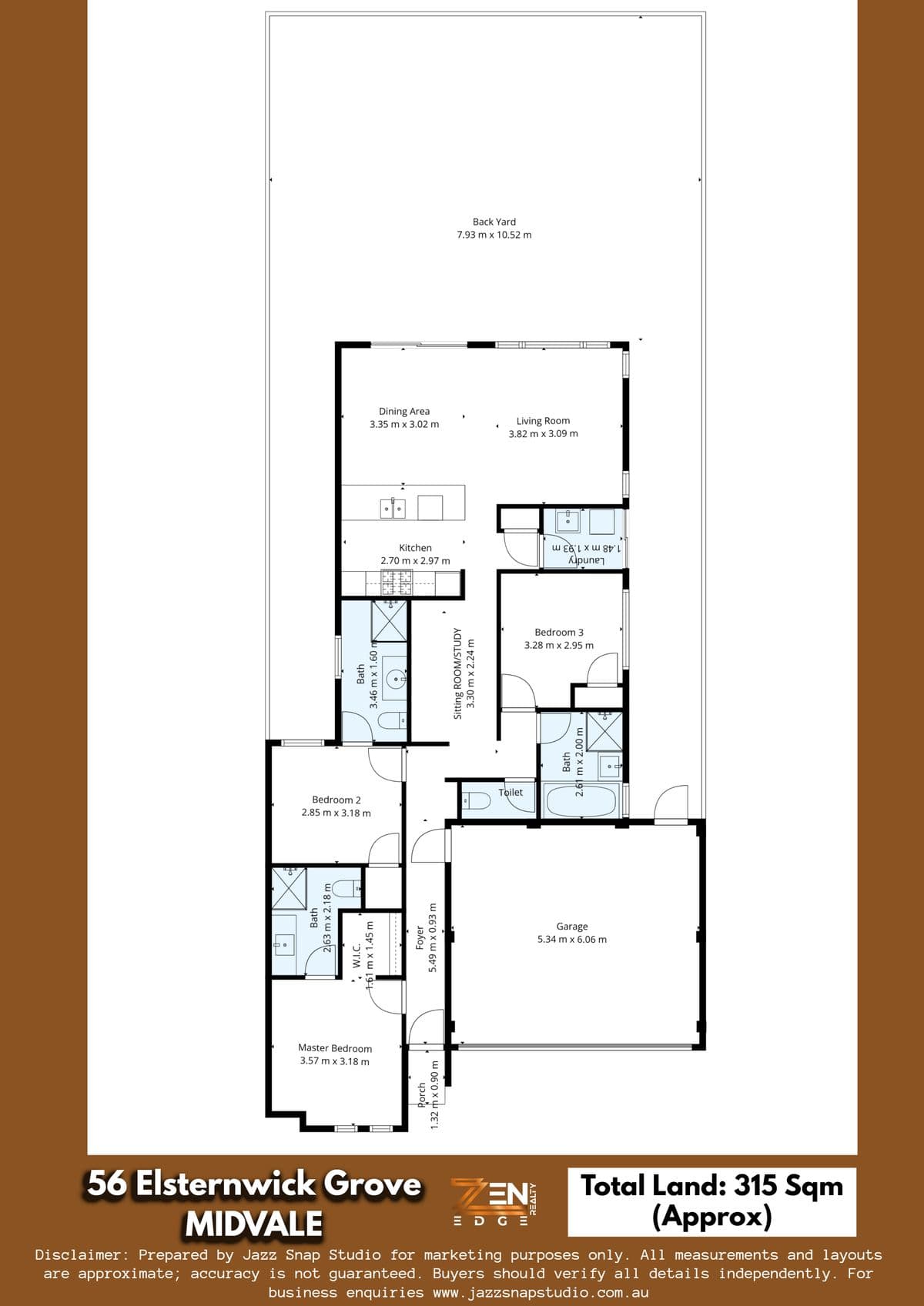 Floor plan — Stylish Newly Built Home with Private Ensuites in Prime Midvale Location