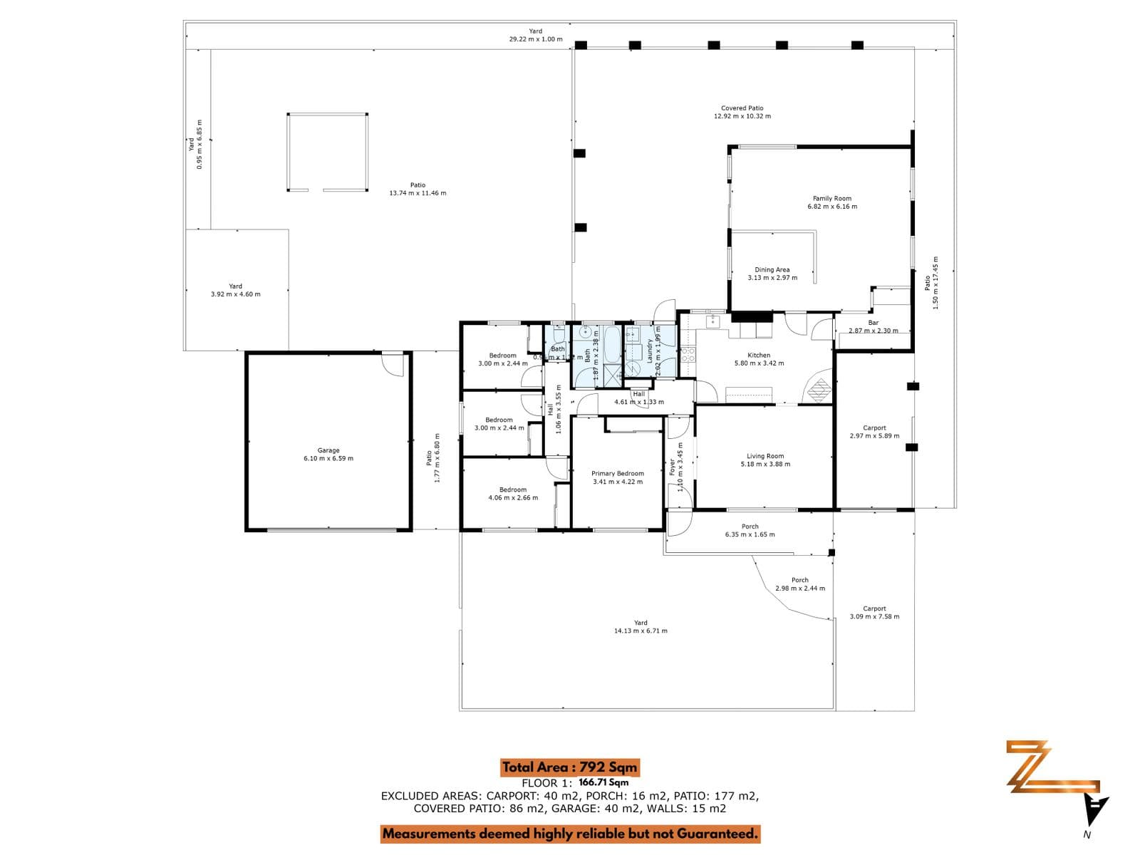 Floor plan — ZEN EDGE REALTY PRESENTS 1 Dodds Place Beechboro WA 6063