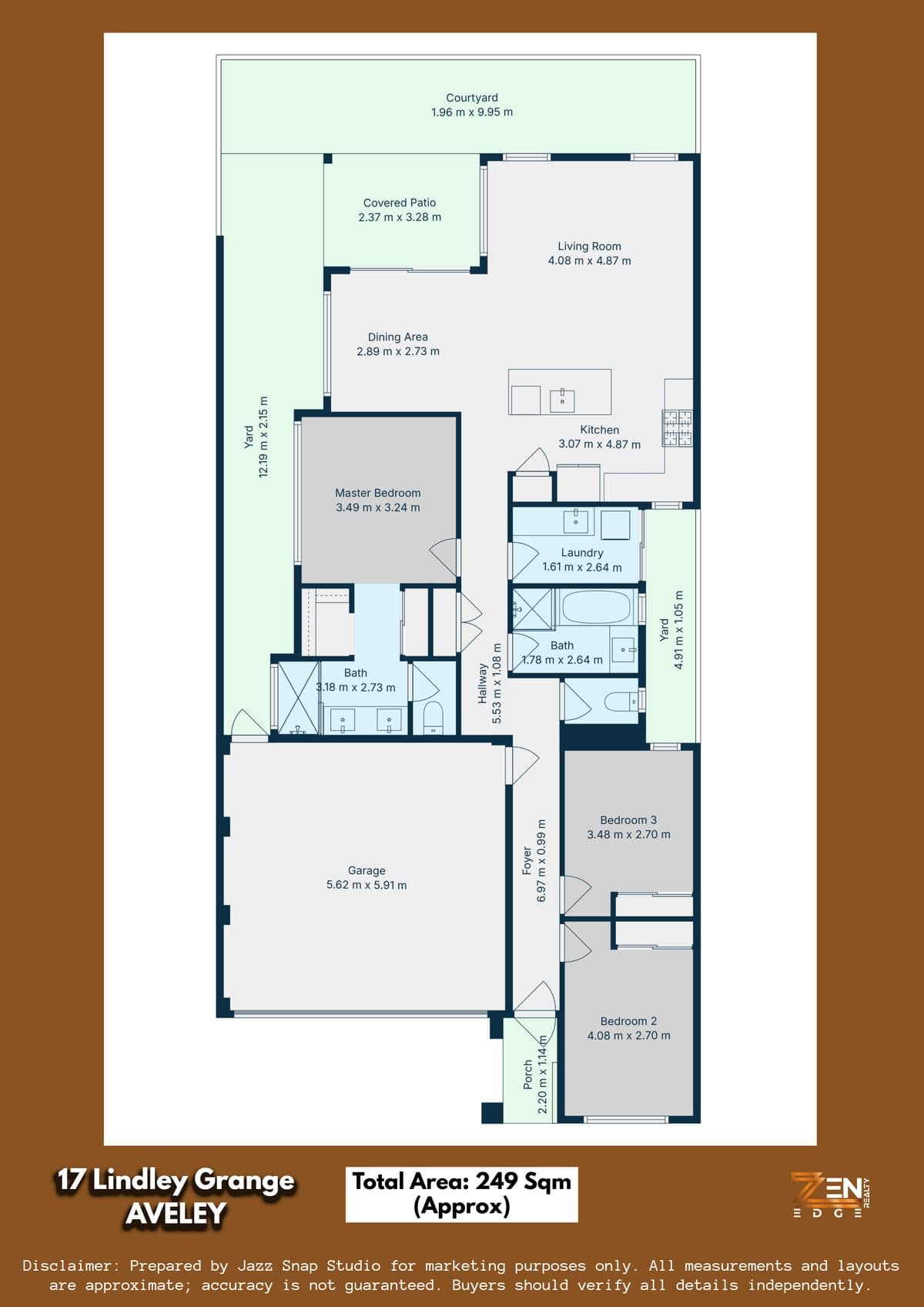 Floor plan — Stylish & Functional 3x2 Home in Sought-After Aveley