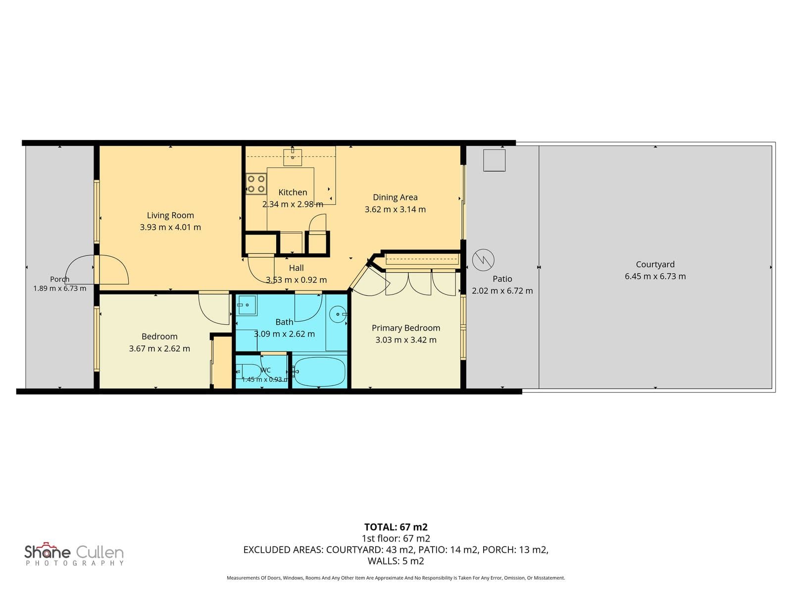 Floor plan — Neat, Low-Maintenance Living in a Prime Somerville Location