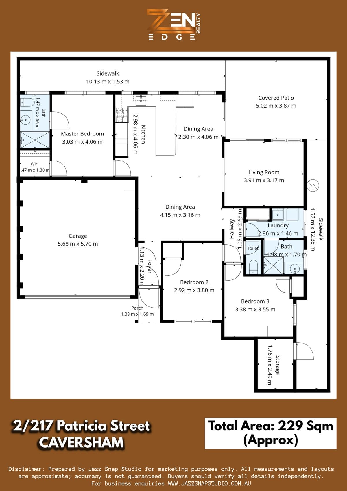 Floor plan — Contemporary Comfort with Space, Style & Easy-Care Living