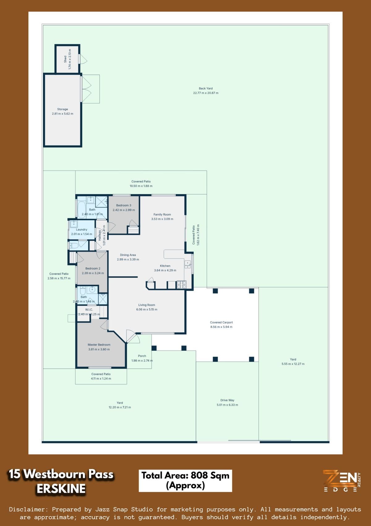 Floor plan — For Sale – 15 Westbourn Pass, Erskine