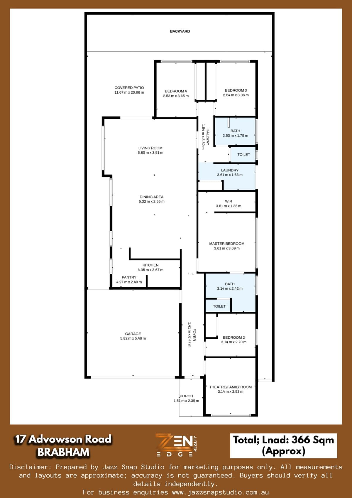 Floor plan — Modern Comfort and Convenience in the Heart of Brabham